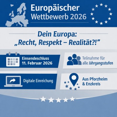 Europäischer Wettbewerb 2026 startet mit Motto zu Recht und Respekt